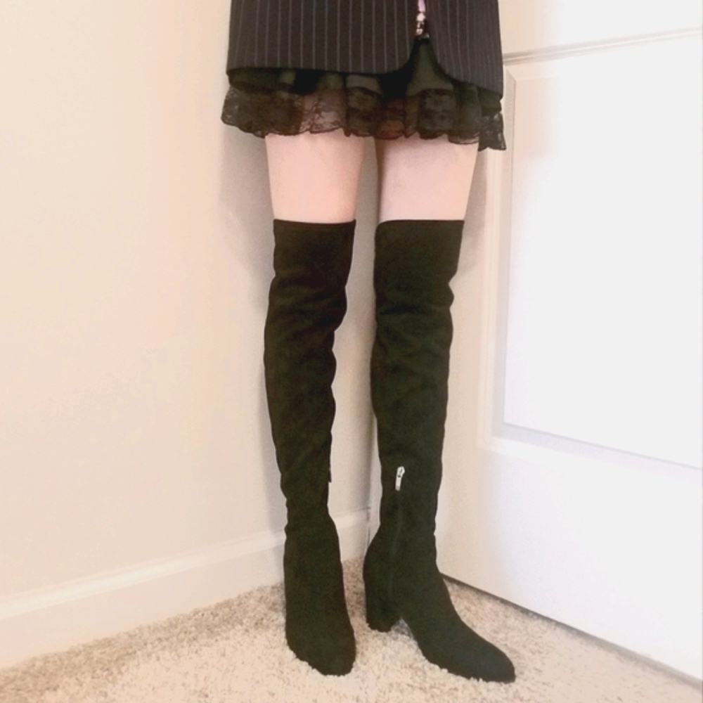 Marc Fisher Luley Over The Knee Suede Boots